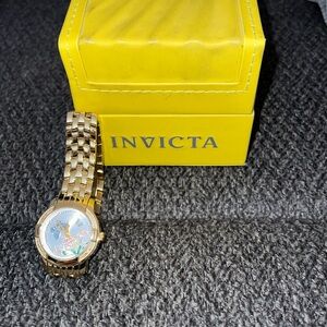 Invicta women’s butterfly gold watch